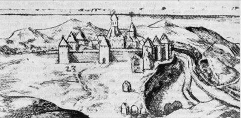Фрагмент Несвижского плана. 1611 г.